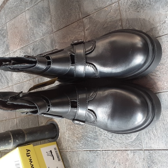 FLY LONDON JEDA COMBAT BOOTS - Picture 5 of 12